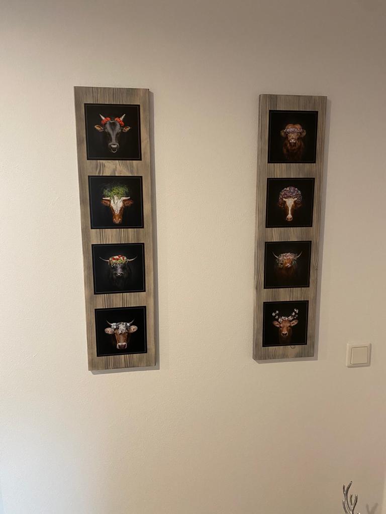 Schwarzwald Dekobretter Set "Hannes und Matze"