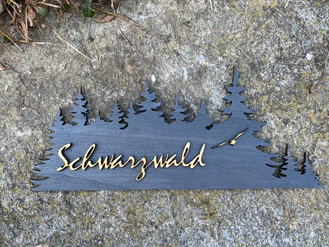 Schwarzwald Schriftzug aus unserem Logo in anthrazit
