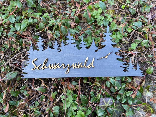 Schwarzwald Schriftzug aus unserem Logo in anthrazit