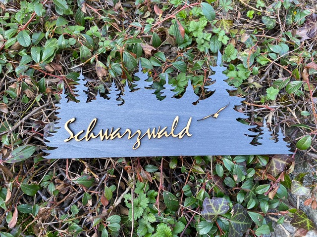 Schwarzwald Schriftzug aus unserem Logo in anthrazit