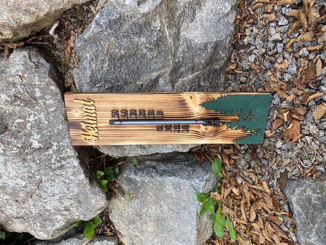 Schwarzwald Thermometer "Lea" große Variante 