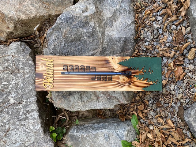 Schwarzwald Thermometer "Lea" große Variante 